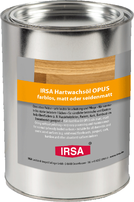 Parkettöl: Hartwachs-Öl OPUS von IRSA